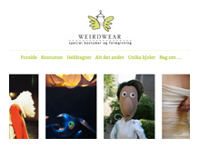 MONO website til Weirdwear - ved kostumier Bente Nielsen